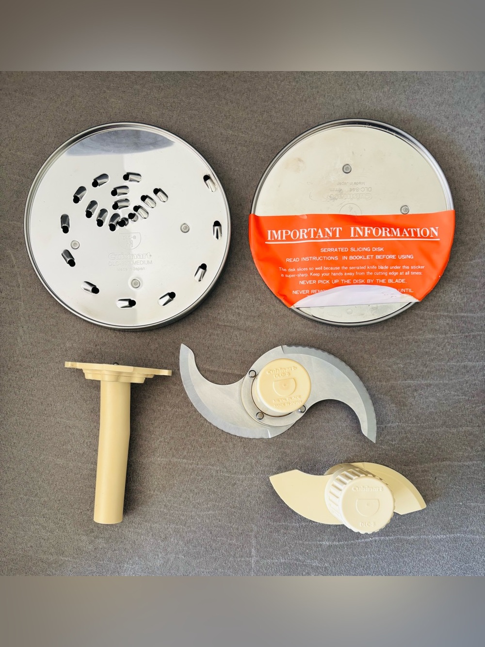 Cuisinart DLC-8 Food Processor Blade Lot Of 5 OEM